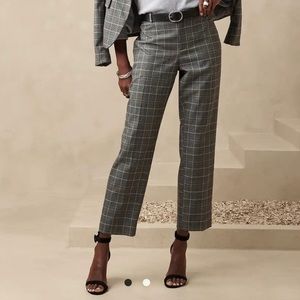 Banana Republic Avery Dress Pant - Black/White Tweed, Size 4 (EUC)